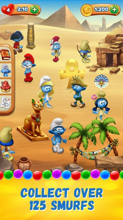 Smurfs Bubble Shooter Story