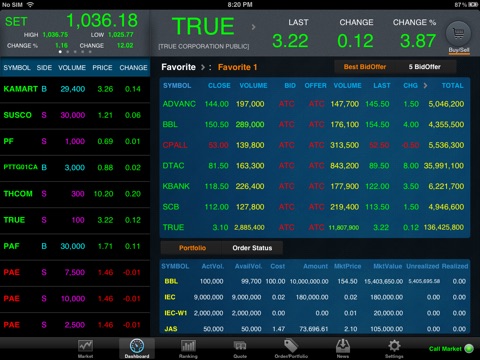 Finansia iTrade for iPad screenshot 4