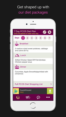 PCOS Diet 7 Day Meal Planのおすすめ画像1