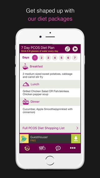 PCOS Diet 7 Day Meal Planのおすすめ画像1