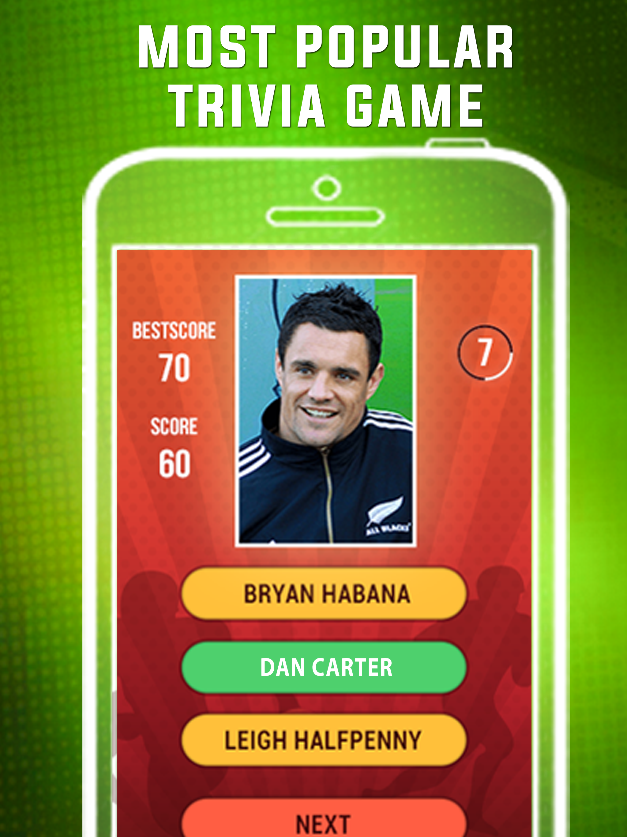 Guess the Rugby Player Quiz