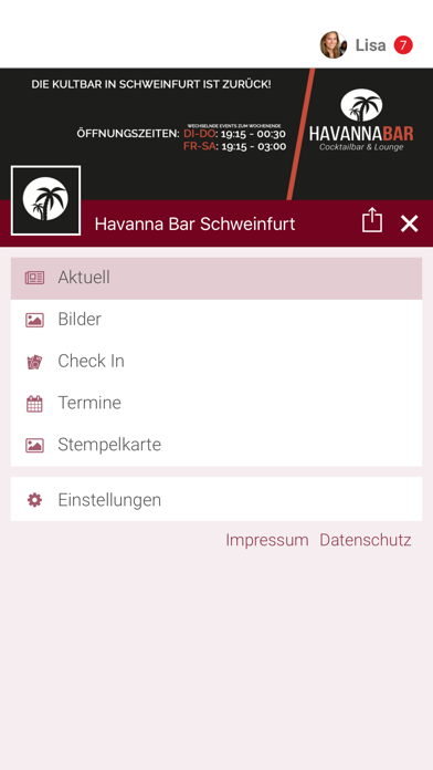 Havanna Bar Schweinfurt screenshot 2