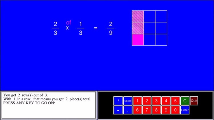 Math Galaxy Fractions Fun