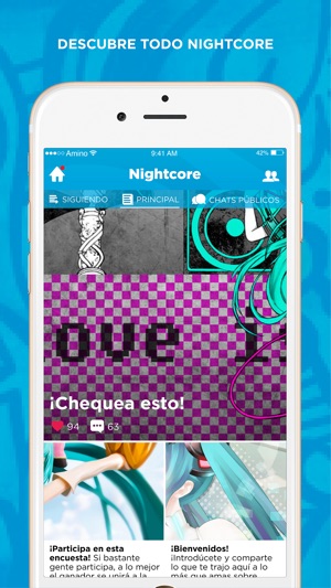 Nightcore Amino en Español(圖1)-速報App