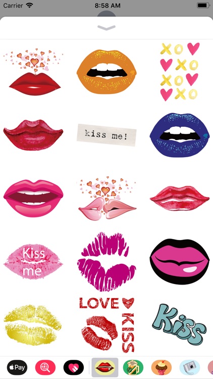 Kiss Me Stickers App