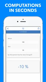 percentages calculator iphone screenshot 2