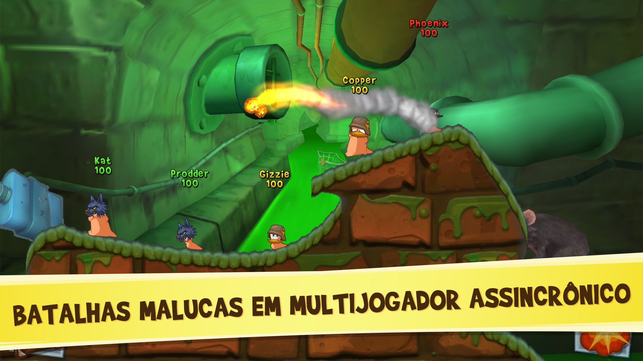 Screenshot do app Worms3