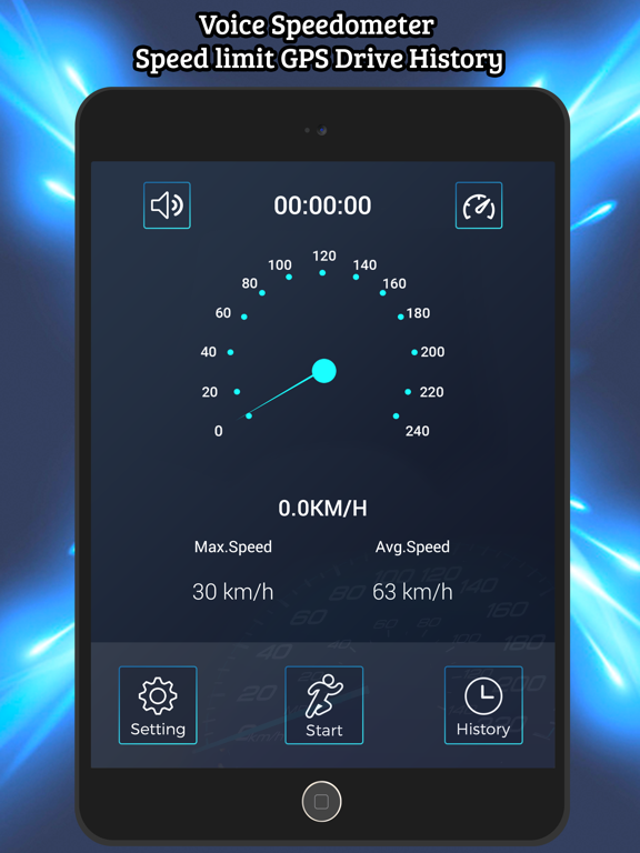 Screenshot #4 pour Voice Speedometer