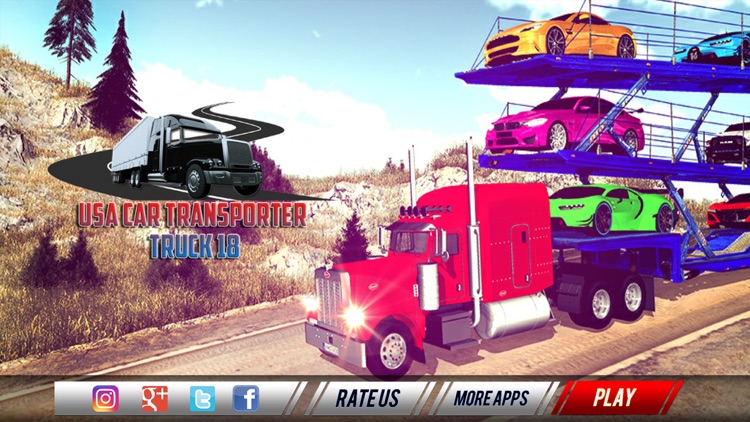 USA Car Transporter Truck 18