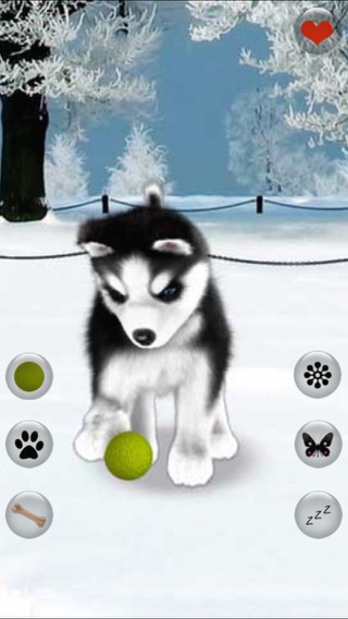 Talking Dog Virtual Pet Huskyのおすすめ画像1