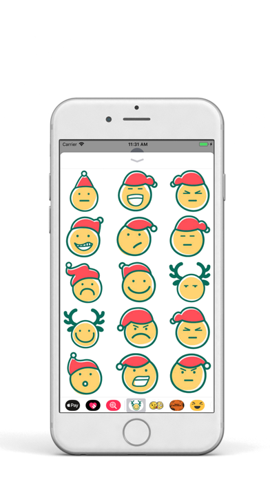 Santa Emoji Pack screenshot 2