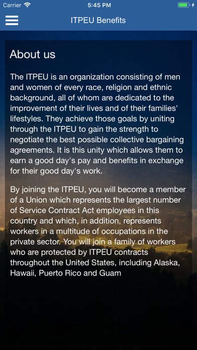 ITPEU Benefits iPhone screenshot 5 - Reference app