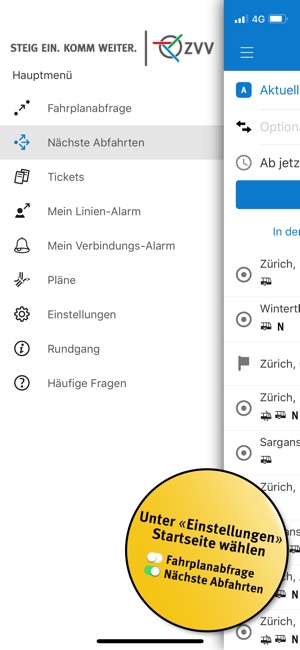 ZVV Fahrplan
