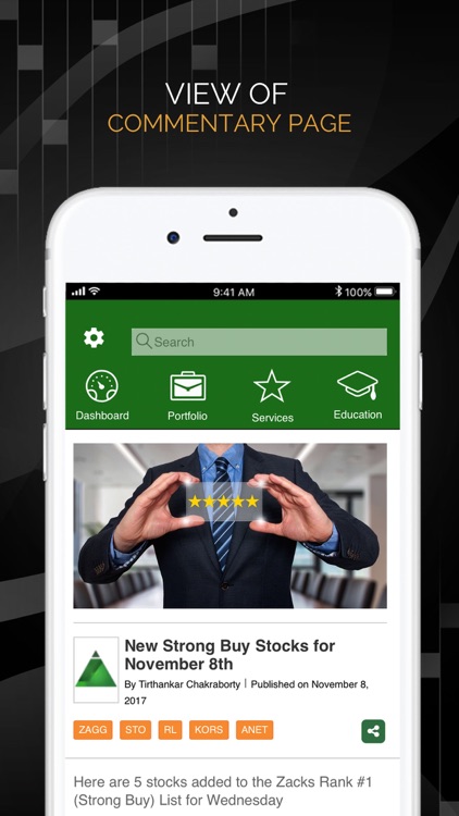 Zacks Mobile App screenshot-4