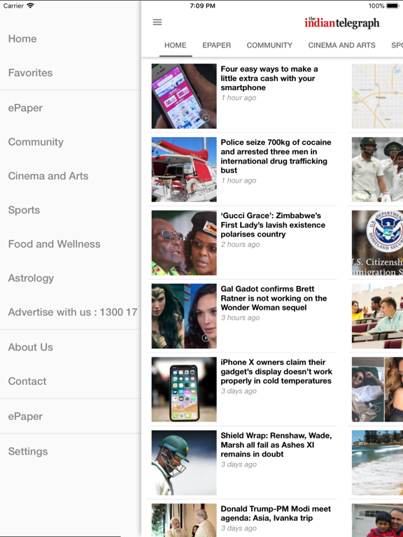 Screenshot #6 pour The Indian Telegraph