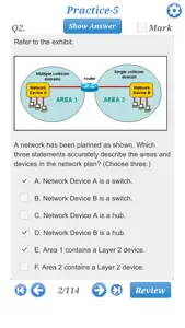 Cisco CCNA 210-260 Exam screenshot #3 for iPhone