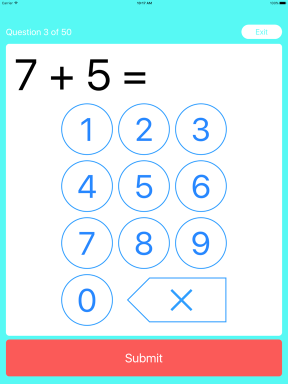 Learn Math Basics for Kids iPad screenshot