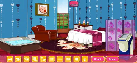 Girly room decoration game