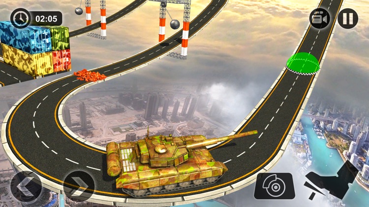Dangerous Army Tank Driving Simulator Tracks