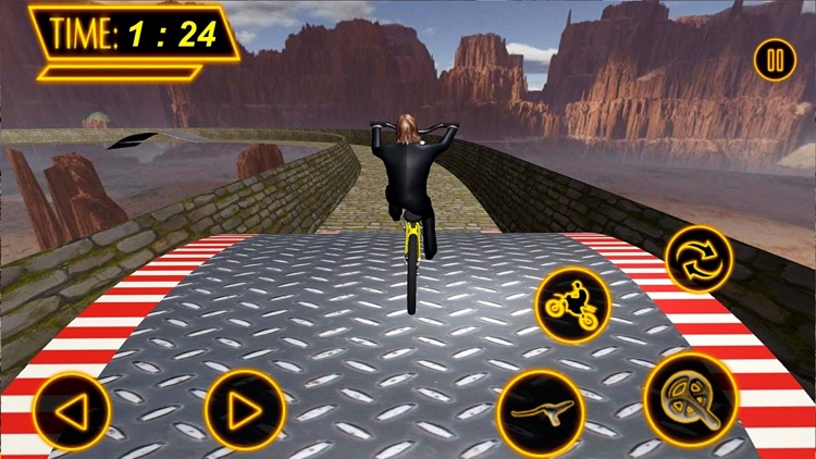 Rooftop Bicycle Stunts Mania