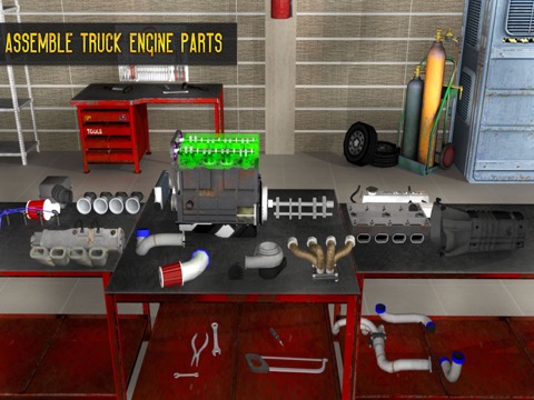 ユーロトラックメカニックシミュレーター - エンジン修理工場 3Dのおすすめ画像3