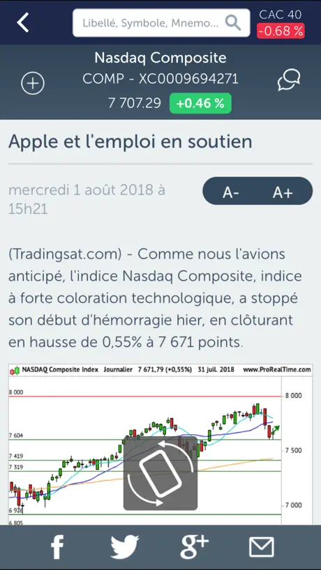 BFM Bourse avec Trading Sat
