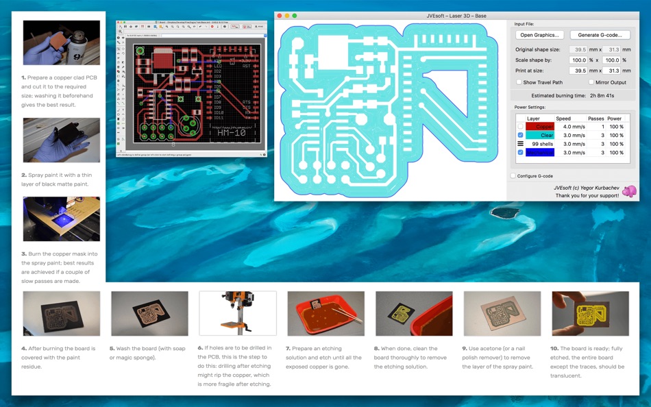 #5. JVElaser (macOS) 게시자: Yegor Kurbachev