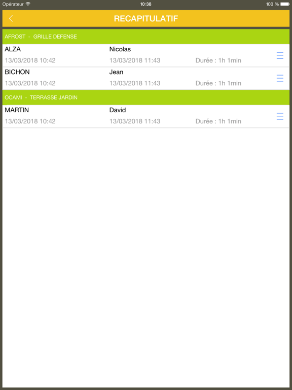 Screenshot #6 pour JardiSoft Suivi de Chantier