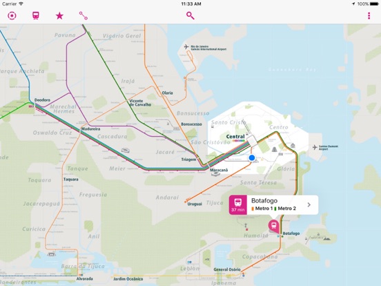 Screenshot #4 pour Rio de Janeiro Rail Map Lite