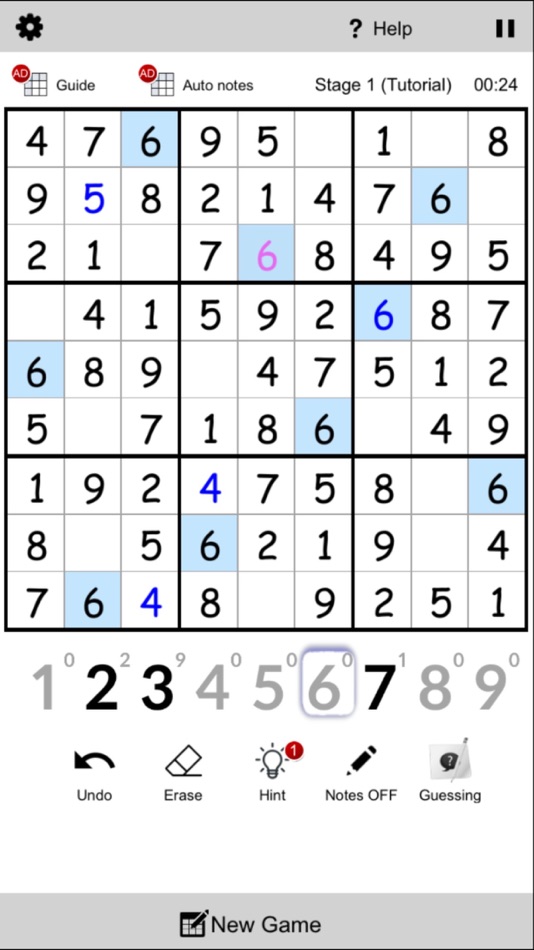 #2. Easy Sudoku : Snap your sudoku (iOS) Podle: Andromeda Games Co., Ltd.