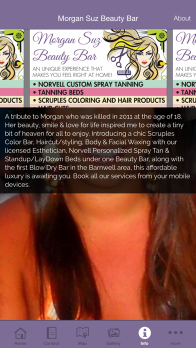 Morgan Suz Beauty Bar screenshot 2