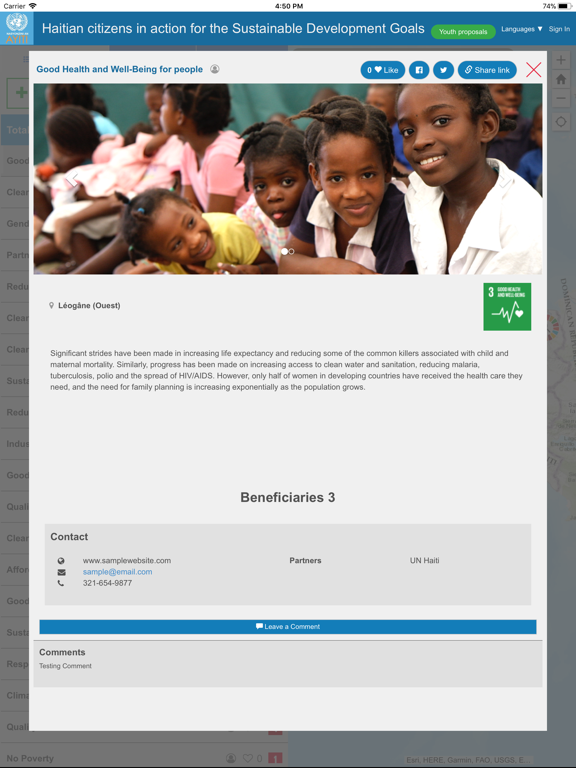 Screenshot #5 pour Global Goals Haiti