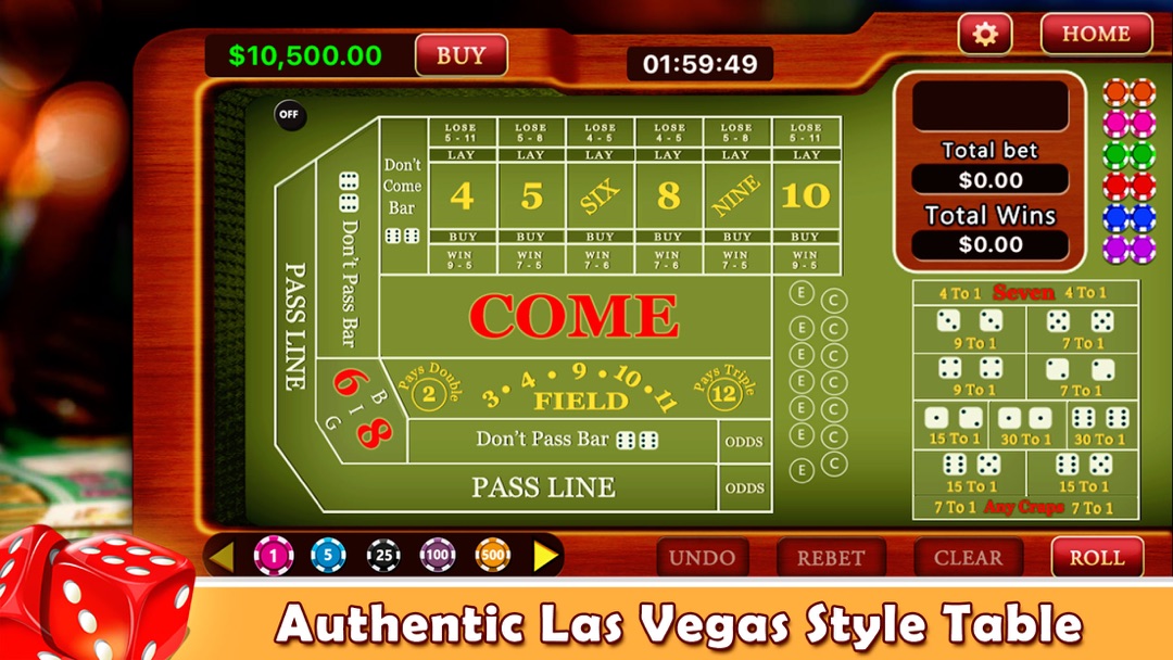Casino Style Craps Online