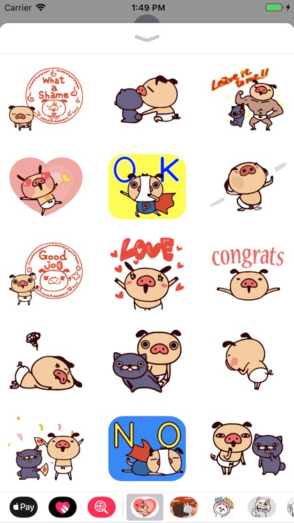 Polly Cute Stickers Pack App