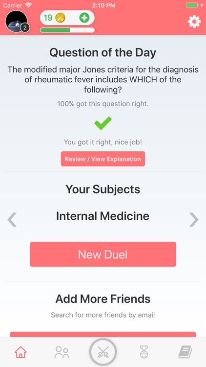DuelPrep - Medical Quiz Game