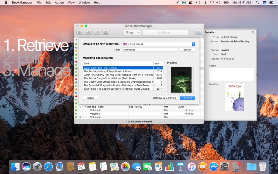#2. BookManager (macOS) 게시자: Fennel Software