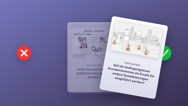 WahlSwiper Screenshot