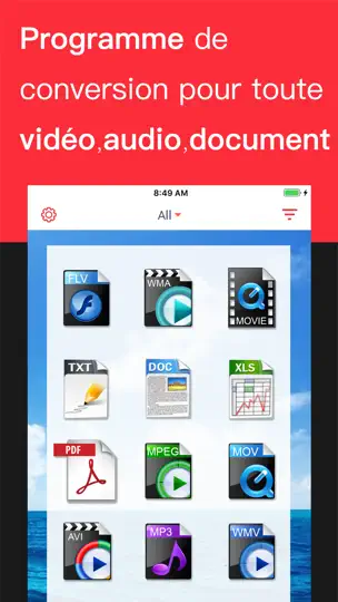 Capture d'écran de Convertisseur De Format sur iPhone 1