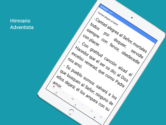 Himnario A7D iPad screenshot 3 - Education app
