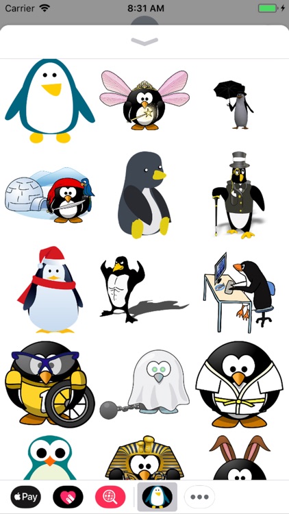 Penguin Stickers - Sid Y