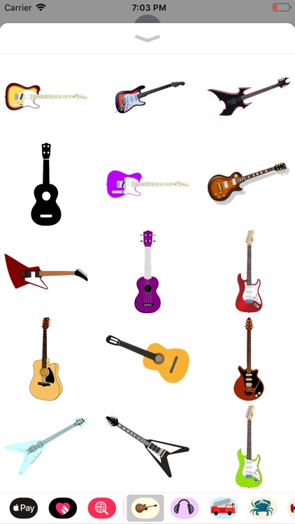 Groovy Guitar Stickers screenshot-5