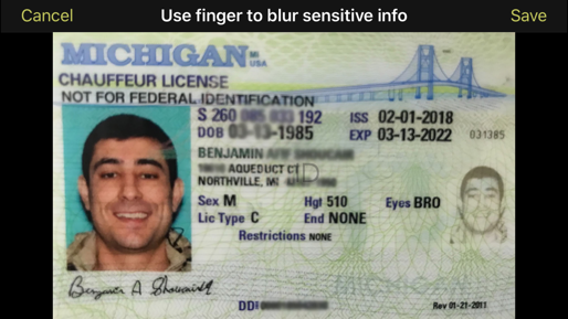 digiID™ Screenshot