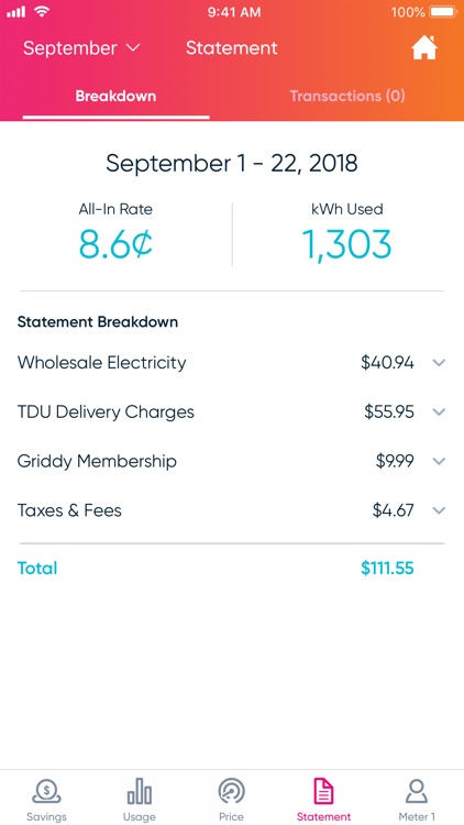 Griddy – Wholesale Electricity screenshot-3