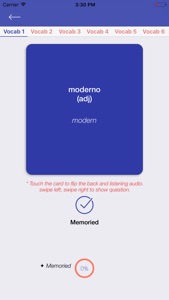 Learn Italian Vocabulary screenshot #3 for iPhone
