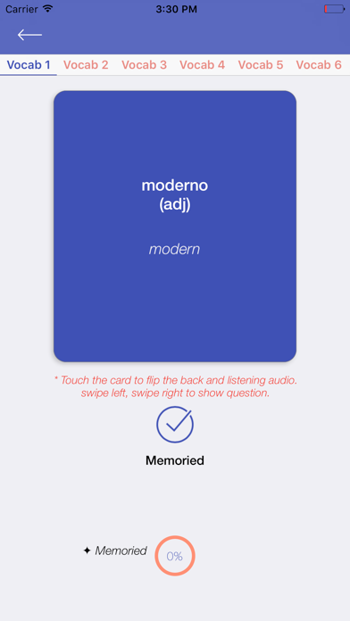 Screenshot #3 pour Learn Italian Vocabulary