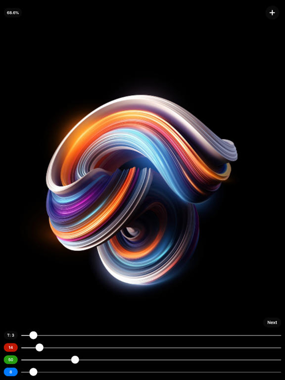 OLEDify Pure Black Wallpapers iPad screenshot 6 - Utilities app