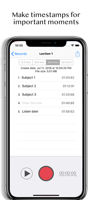 ‎Simple Audio Recorder Screenshot