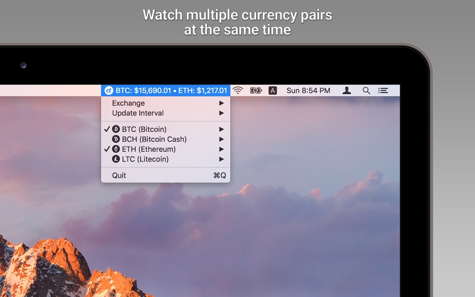 #5. CoinTicker (macOS) 由: Alec Ananian