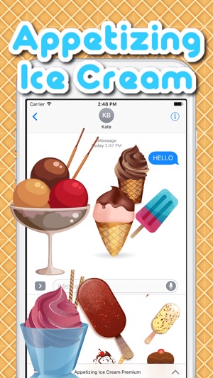 Appetizing Ice Cream Premium Sticker(圖2)-速報App
