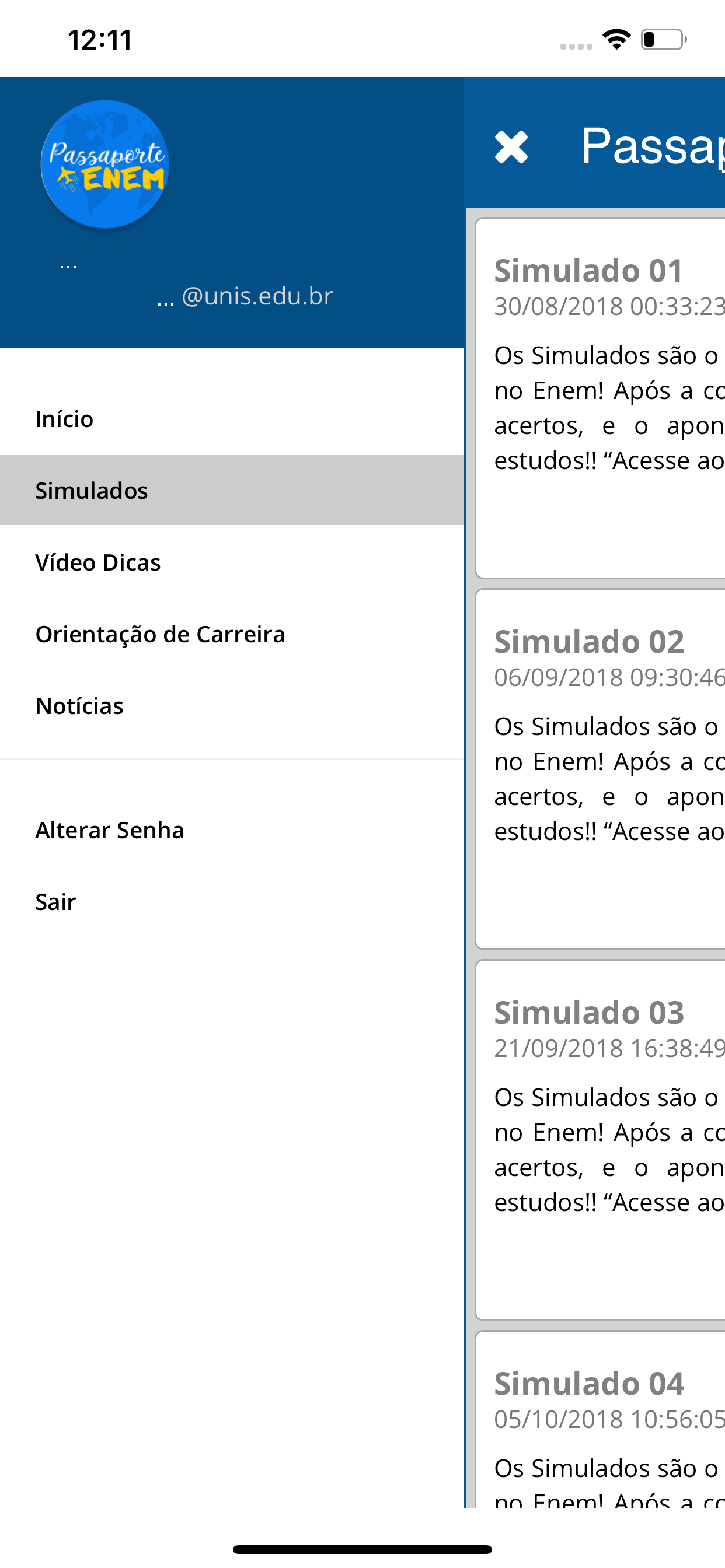Passaporte Enem screenshot 10